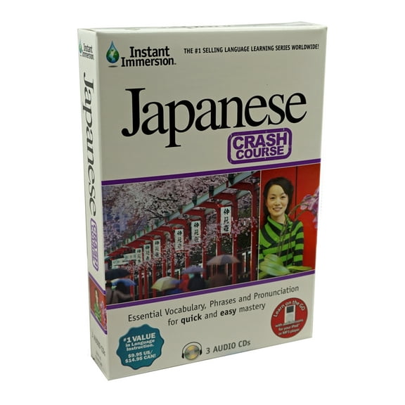 Learn to Speak Japanese Language - Crash Course Japan - Beginner 3 Audio CD Set
