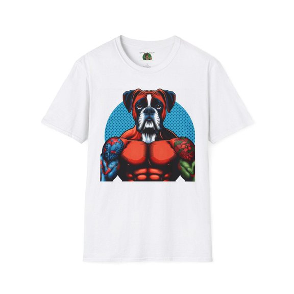 Boxer Pop Art Unisex Softstyle T-Shirt