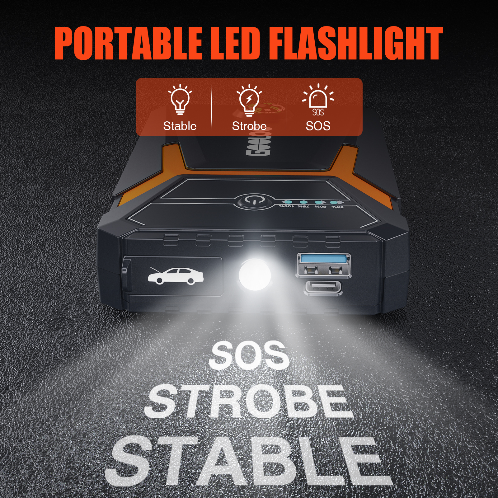 Gooloo GE1500X Jump Starter with LED Flashlight photo 6