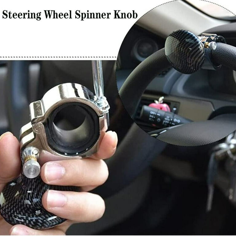 Aluminum Steering Wheel Spinner Knob - POW MIA Flag Design (Red, White, Blue)