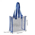 thumbnail image 2 of Clear Tote Bag for Women Fashion Beach Bag Shoulder Handbag For Shopping Gym Travel, Flexible Lunch Bag Transparent, 2 of 3