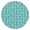 Blue Daisy Flower, variant on Dark Blue Daisy Flower Pattern Round Fitted Tablecloth with Elastic Edge,Dining Table Cover Waterproof,Outdoor Round Tablecloth for Camping,Dining,Indoor and Outdoor
