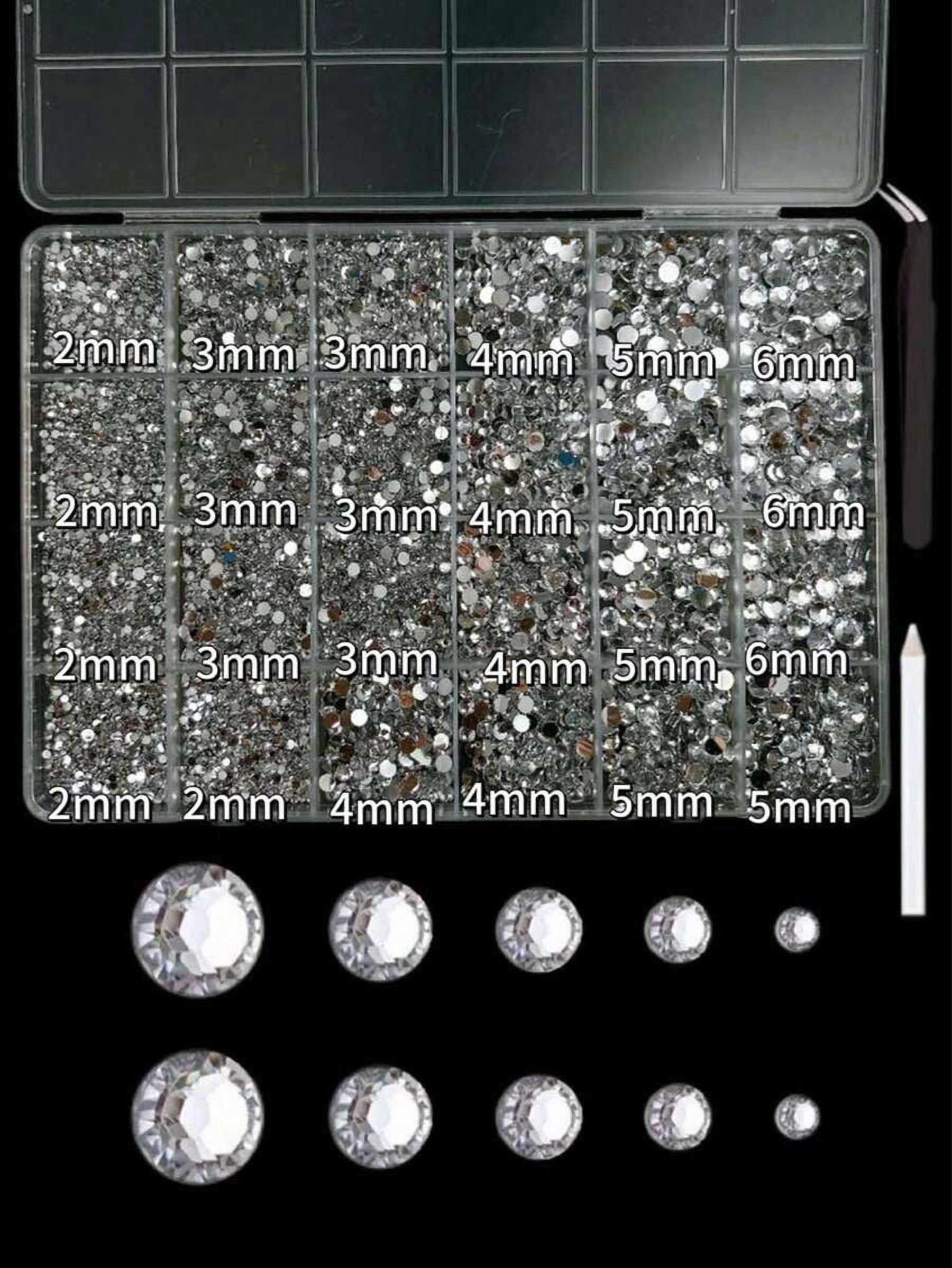 1 Box Assorted Color ABS Rhinestones, Resin Flat Diamonds, Shiny Nail Art Decorations For DIY Crafts And Manicure Accessories Nails Nail Supplies Nail Gems