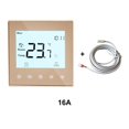 thumbnail image 2 of C505G Electric Floor Heating 16A Thermostat, Temperature Programmable Thermoregulator Controller NTC For Gas Boiler Server ,Save Energy, 2 of 7