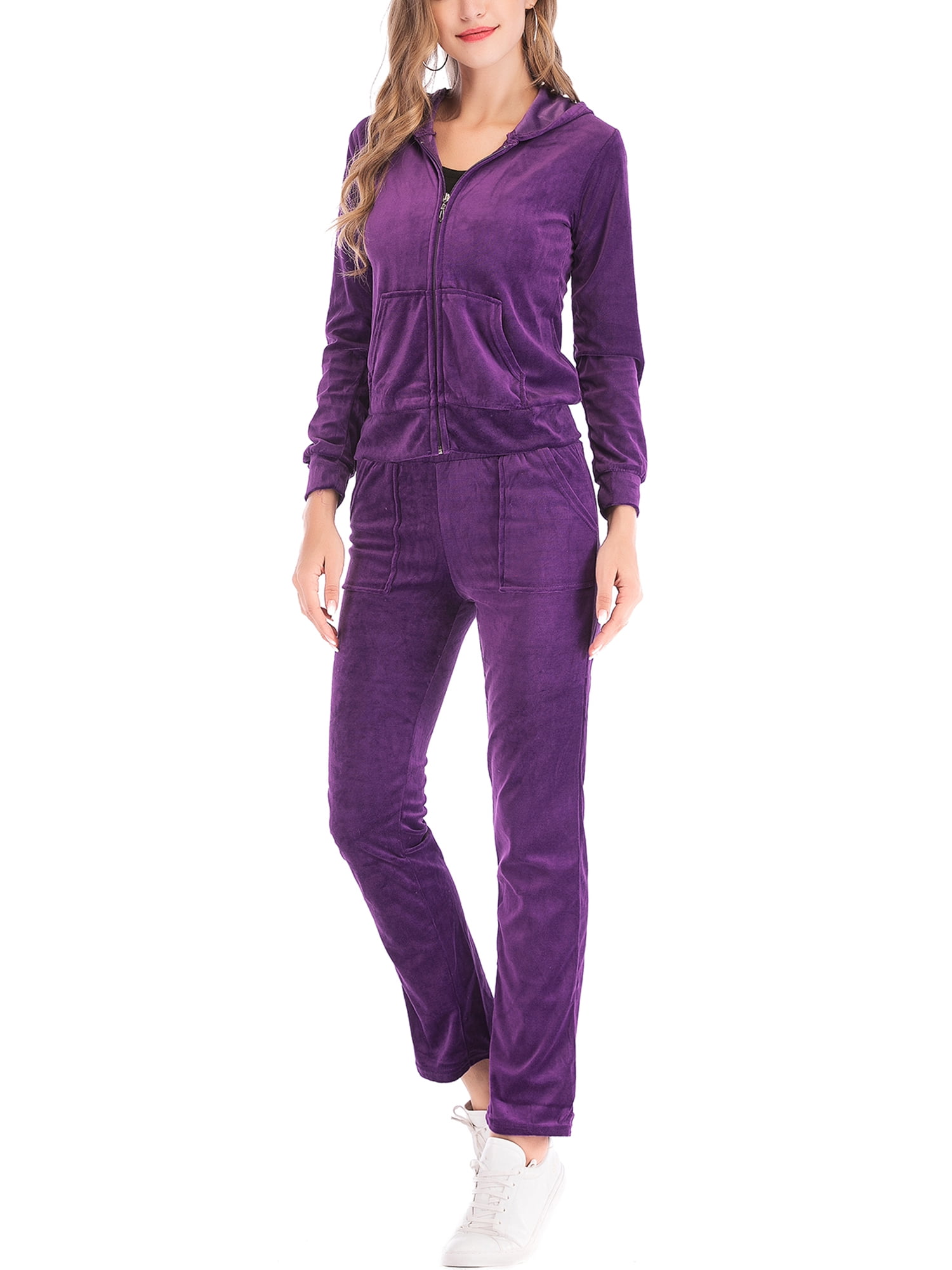 womens velour sweat suits