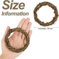 thumbnail image 2 of Dalrosia Grapevine Wreaths Vine Branch Wreath Christmas Rattan Wreath Garland Decoration for Christmas Holiday Craft or Wedding Supplies, 2 of 7