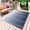 Blue, variant on Sage Green Outdoor Rug 5x8 Ft - Reversible Patio Rug Outdoor Camping Rugs, Ombre Gradient Striped Minimalist Texture Washable Indoor Outdoor Area Rugs, Non-Slip Outdoor Carpet Runner for Deck/Porch