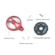 thumbnail image 2 of Tapa De Bloqueo De Horquilla De Bicicleta Kit de montaje de bloqueo manual Tapa de bloqueo de horquilla delantera de bicicleta (aleación de aluminio rojo), 2 of 7