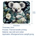 thumbnail image 5 of Koala 8.3x9.8 Inch Square Gaming Mouse Pad with Non-Slip Rubber Bottom, Printed Desk Mat for Office and Gaming, 5 of 6