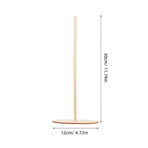 WRISTBIQUE 3-Piece Beige Donut Display Stand Set for Bakery, Party, Dessert Presentation and Event Serving