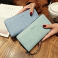 thumbnail image 3 of Cartera larga de mano para mujer, bolso multifuncional para tarjetas, bolso para teléfono móvil, monedero, 3 of 6