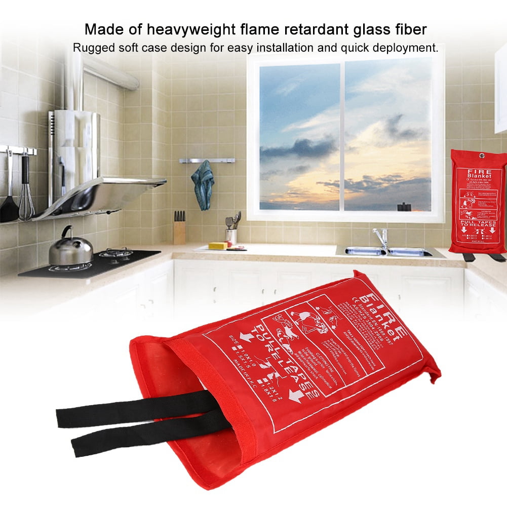 Kitchen Fire Blanket, Fire Suppression Blanket, For Offices Car