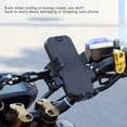 thumbnail image 3 of Soporte Para Teléfono De Bicicleta, ABS Resistente Al Desgaste Soporte Para Teléfono Con Manillar Absorción De Golpes Ángulo Ajustable Fijo Estable Para Montar, 3 of 7
