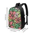 thumbnail image 4 of YFYANG 17" Laptop Backpack, Cartoon Floral Pattern Fashion Travel Work Backpack with USB and Headphone Cable Interface for Men and Women, 4 of 8