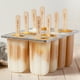 thumbnail image 4 of 100 piezas de palitos de madera para manualidades, palitos de helado de 4.5 pulgadas para manualidades DIY marrón, 4 of 6