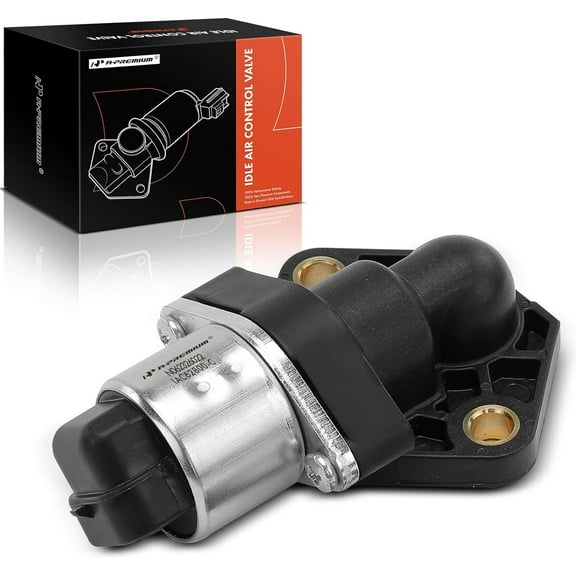 A-Premium Fuel Injection Idle Air Control Valve Compatible with Ford Fiesta 2010, Ka 2001-2008, 1.6L, Naturally Aspirated, Replace# 2S6A9F715BA