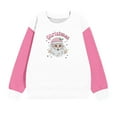 thumbnail image 5 of Uxgjfwu Christmas Sweatshirt for Girls Raglan Sleeve Crewneck Shirts Sweatshirt Kids Long Sleeve Shirts Big Girls Pullover Tops, 5 of 6