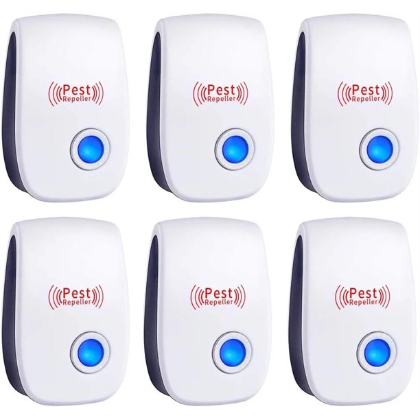 Casewin Ultrasonic Pest Repeller 6 Packs, Electronic Plug in Sonic