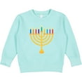 thumbnail image 2 of Inktastic Hanukkah Menorah Candles Toddler Sweatshirt, 2 of 4