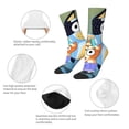 thumbnail image 3 of Netaao Bluey for Socks for Men and Women Non-Slip Middle Tube Socks Casual Crew Socks, 3 of 6