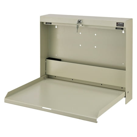 - Wall Mounted Locking Writing Desk, 20