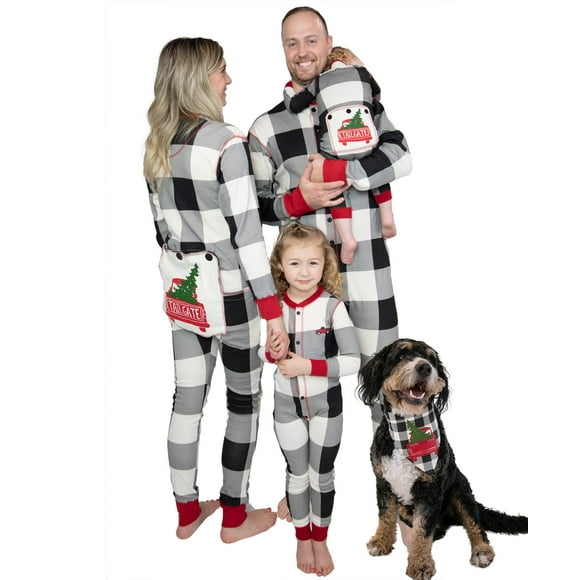 Lazy One Flapjacks, Matching Pajamas for The Dog, Baby Kids, Teens, and Adults (Tailgate, Medium)