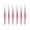 Pink, variant on 6-Piece 0.5mm Fine Point Rolling Pens, Fast-Drying Liquid Ink, Black, Red, Blue, Purple, Glossy Writing for Office & Home (Black)