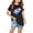 Black, variant on Lovzfmll Toddler Girl's T-Shirts, Graphic Print Short Sleeve Tee, Casual Loose Fit Pullover Graphic Tees for 3-4 Years