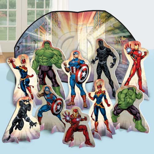 Avengers Powers Unite Deluxe Table Decorating Kit 11pc Walmart Com