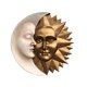thumbnail image 1 of Decoración de pared de porche, placa colgante de luna y sol, arte celestial, interior y exterior, 1 of 4