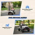 thumbnail image 3 of iRerts 24V Ride on Cars, Powered Ride on Truck Toys with Remote Control, Bluetooth, Music, USB/AUX Ports, LED Light, 4 Wheel Suspension, Kids Cars Electric Vehicles for Boys Girls Ages 3-6, White, 3 of 9