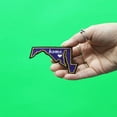 thumbnail image 2 of Maryland Home State Patch Football Parody Embroidered Iron On - Purple, 2 of 2