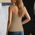 thumbnail image 7 of Yourumao Womens Camisole Tops with Built in Bra V Neck Lace Trim Camis Slim Fit Adjustable Spaghetti Strap Tank Top for Summer Casual Wear, 7 of 7
