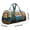 B, variant on E Patchwork Vintage Travel Bag Overnight Duffle For Women Retro Print Casual Vacation Weekender
