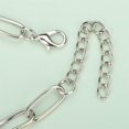 thumbnail image 6 of Dainty layered Padlock Necklace with Key Paperclip Link Chain Choker for Women, 6 of 6