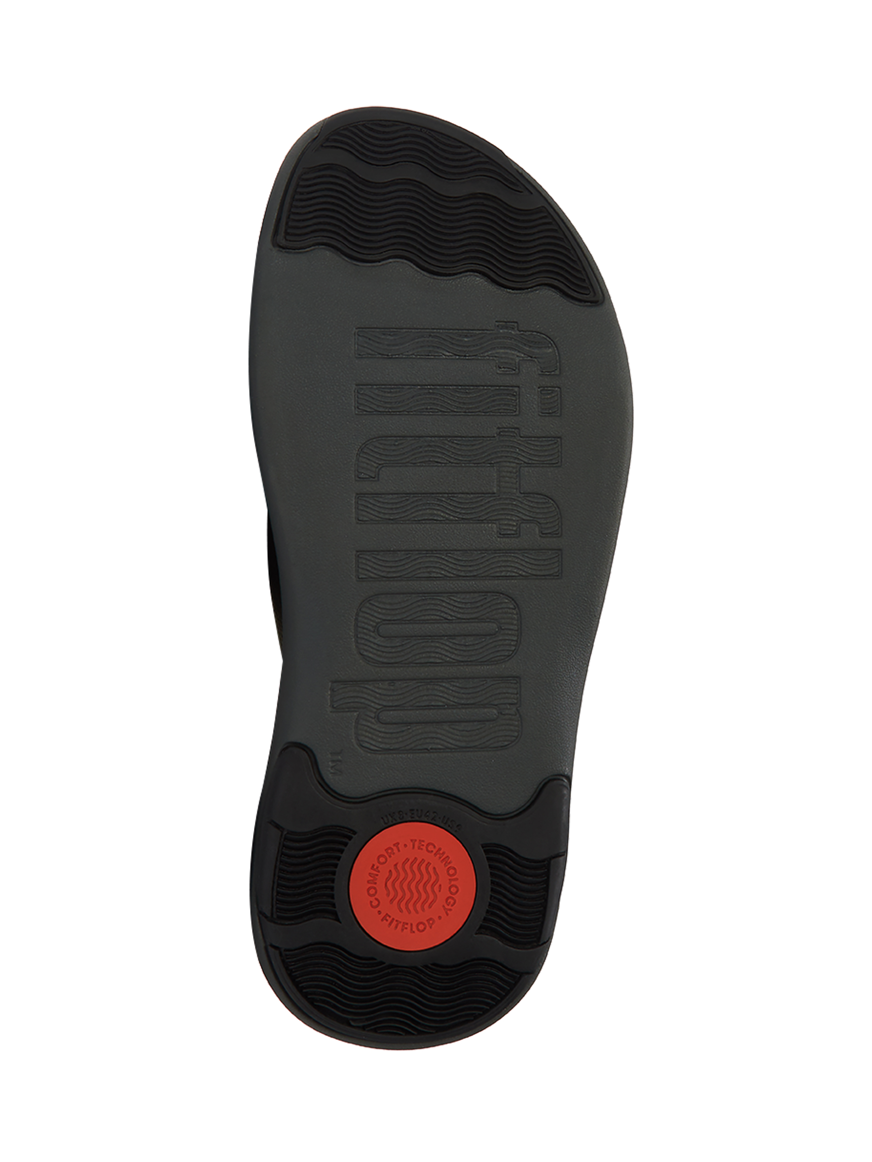 Fitflop Men's F-Mode Go Textured-Webbing Toe-Post Sandals