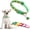 Love Green, variant on Puppy Collar with Bell, 2-Pack Girl's Small Dog Collar with Bell Nylon Cute Female Cat Collars Adjustable for XXS XS Little Small Girl's Kitten Dogs