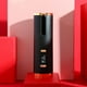 thumbnail image 1 of Rizador de cabello portátil con USB recargable, diseño compacto para viajes y hogar, disponible en negro, rojo o rosa, temperatura ajustable de 150℃-200℃, incluye batería de 5000mAh., 1 of 7