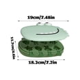 thumbnail image 3 of Tong Reusable Silicone Yogurt 8 Cavities With Stirring Rod And Leak Proof Base Dessert Making Non Stick Kitchen ., 3 of 6