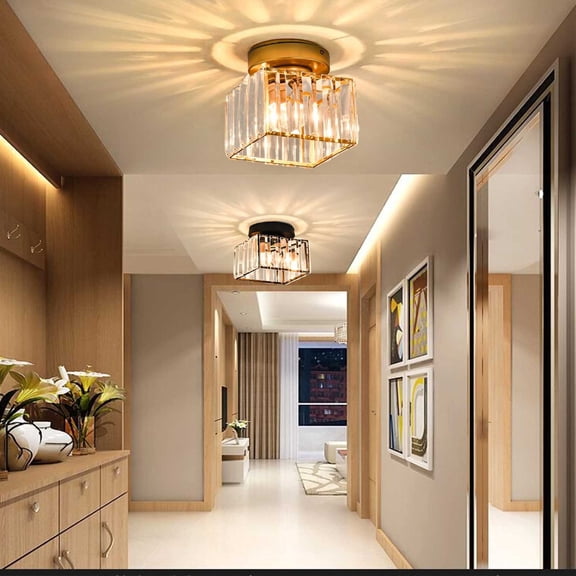 Kcavykas Corridor Lights Balcony Porch Lights Entrance Lights Modern And Crystal Lights Light In The Bedroom Ceiling Lights. Holiday