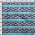 thumbnail image 3 of oneOone Silk Tabby Fabric Chevron Ikat Fabric Prints By Yard 42 Inch Wide, 3 of 4