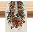 thumbnail image 2 of HUASHENG Halloween Table Runner Pumpkins Seasonal Kitchen Dining Table Home Outdoor Decorations (13'' X 72''), 2 of 5
