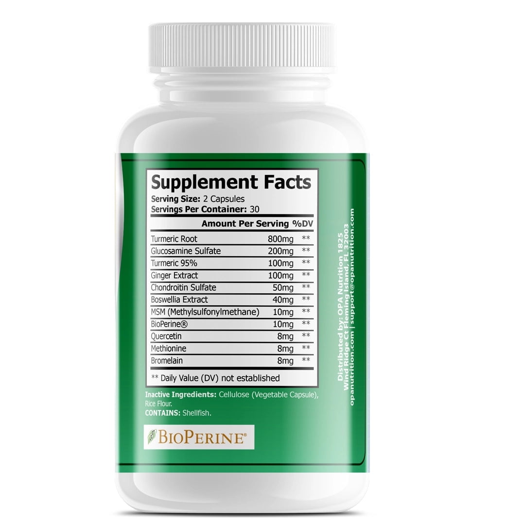 OPA Joint Platinum Turmeric Glucosamine Chondroitin – 60ct
