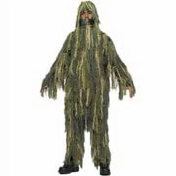 Spirit Halloween Kids Ghillie Suit Costume - Sniper Soldier Outfit, Camouflage Top And Pants, Outdoor Gear