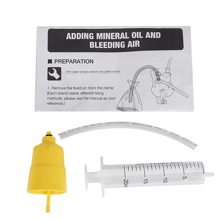 Nimomo Kit de Purga de Frenos, Aceite de Freno de Disco hidráulico para Bicicleta, Kit de Herramientas de reparación de Purga Mineral, Accesorio de Ciclismo