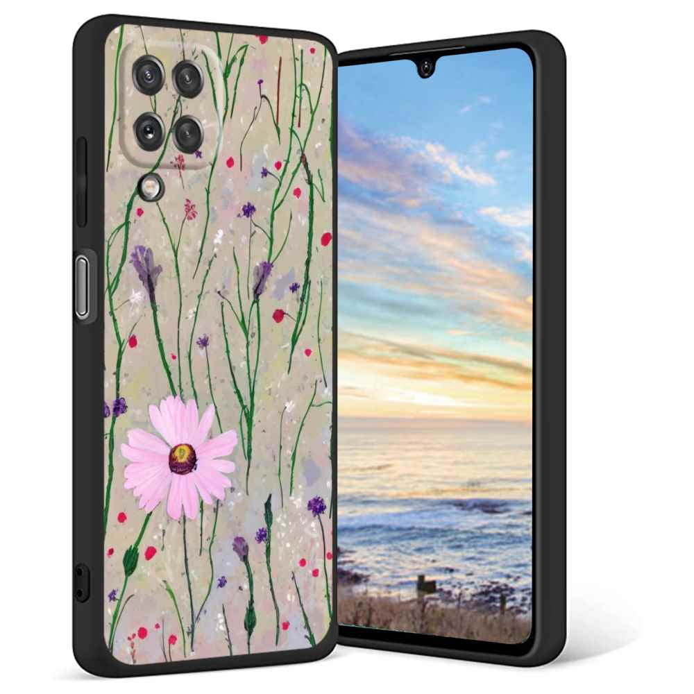 Compatible With Samsung Galaxy A12 Phone Case, Wildflowers-3-2 Case Men 