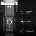 thumbnail image 4 of shyuyusa 8 in 1 Multi Function Flash Light,USB Rechargeable Solar Powered Flashlight with Glass Breaker,Seatbelt Cutter,Alarm and Phone Charger, Car LED Tactical Flashlight for Emergencies, 4 of 8
