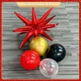 thumbnail image 6 of Red and Black Gold Balloon Garland Arch Kit, 140Pcs Red Black Metallic Gold Confetti Balloons With Stars for Birthday Wedding Birdal Shower Anniversary Graduation Casino Party Decorations, 6 of 7