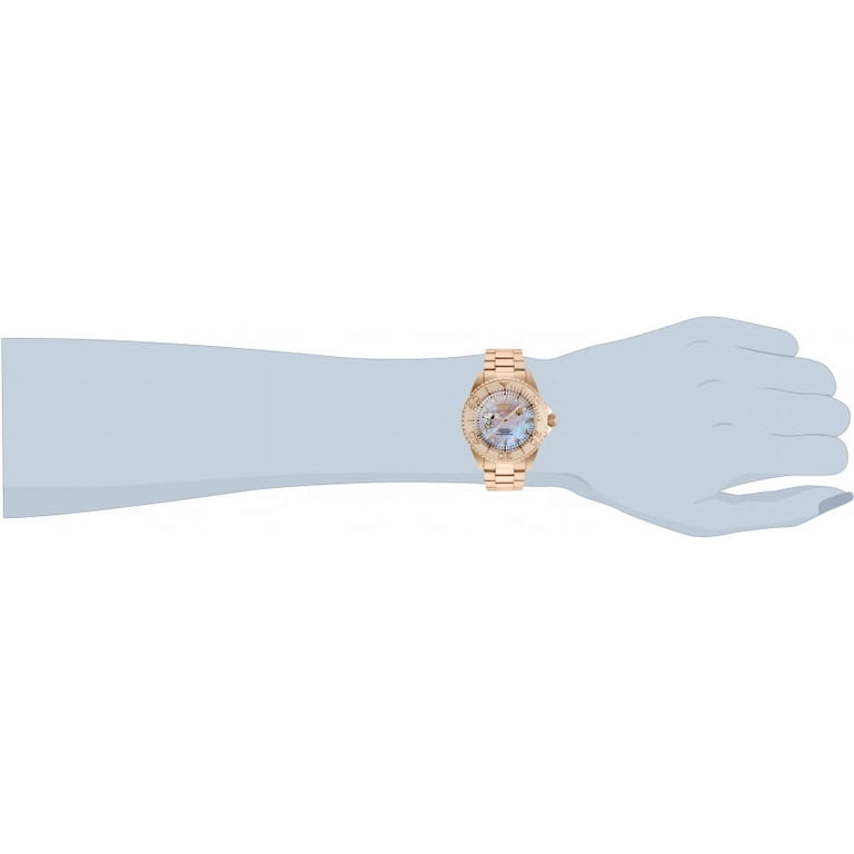Invicta Women's Snoopy Character Automatic Rose Gold Tone S. Steel