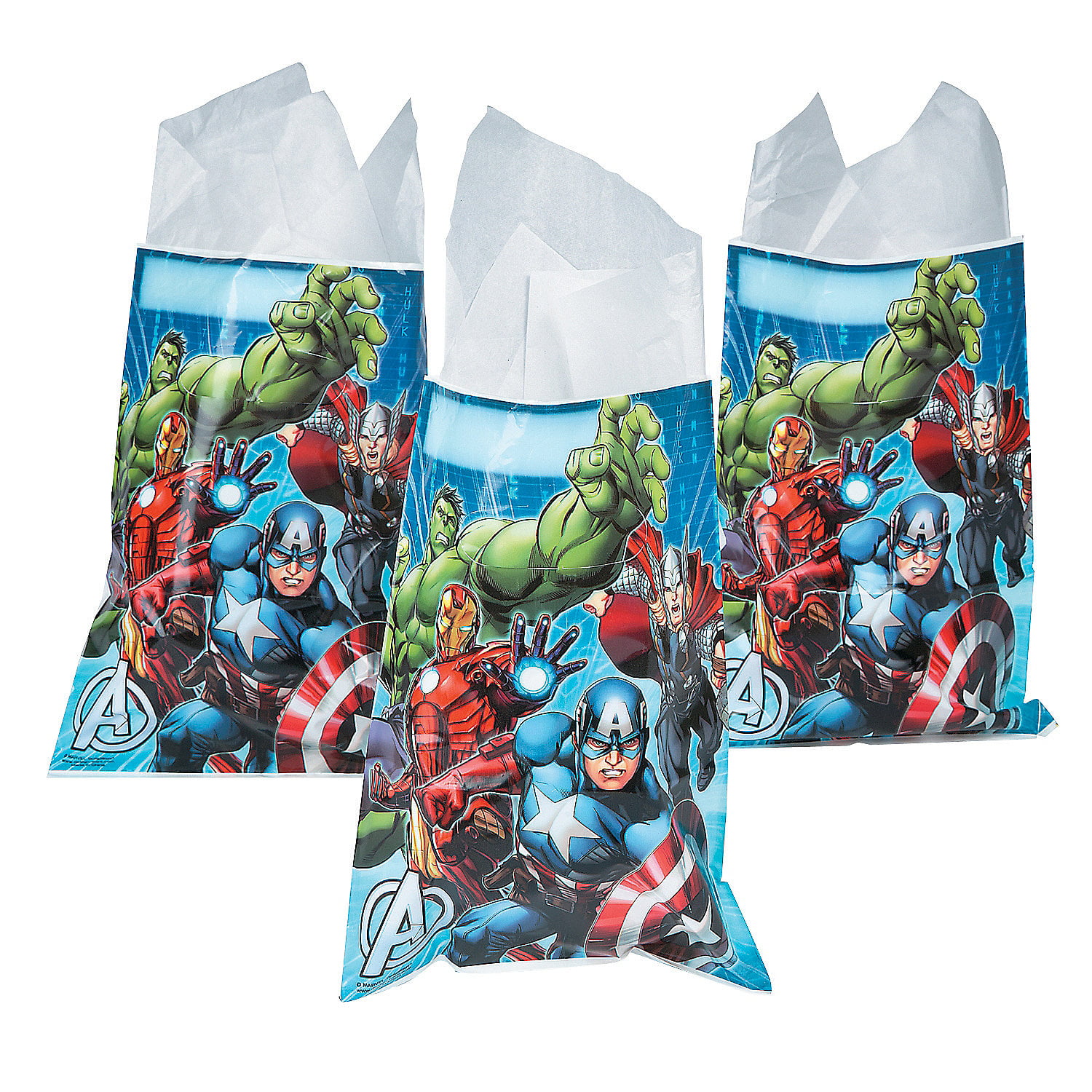 Avengers Marvel Treat Bags (8Pc) Party Supplies 8